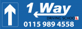 1 Way Driving School Logo