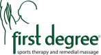 First Degree Sports Therapy & Remedial Massage Logo