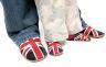 Triggerfish adult union Jack shoes with matching Starchild kids shoes