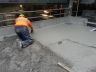 Concrete screed to rooftop