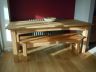 Solid Oak Table and Bench