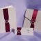 Sparkling Buckles invitatons in A6, Wallet and place card