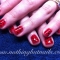 Gelish Manicure with art