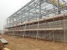 Independent scaffold to building at Bradwell Power Station