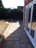 In this project a indain sandstone was used to create a paving area behind the house