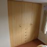 Beech Wardrobe with solid draws