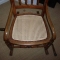 Re-caned rocking chair seat.