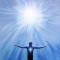 He is the bright and morning star,  When we come to Christ,  And surrender to Him,  He comes to us, 