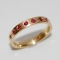 18ct gold and ruby eternity ring