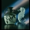 Wedgwood Vase and Waterford Crystal Seahorse