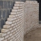 Curved wall: Blocks and Bricks with Tradesman skill.