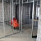 K.J. Hill Builders fix metal stud partitions to a newly screeded floor