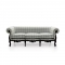 BAROQUE SCROLL ARM THREE SEAT CHESTERFIELD STYLE SOFA